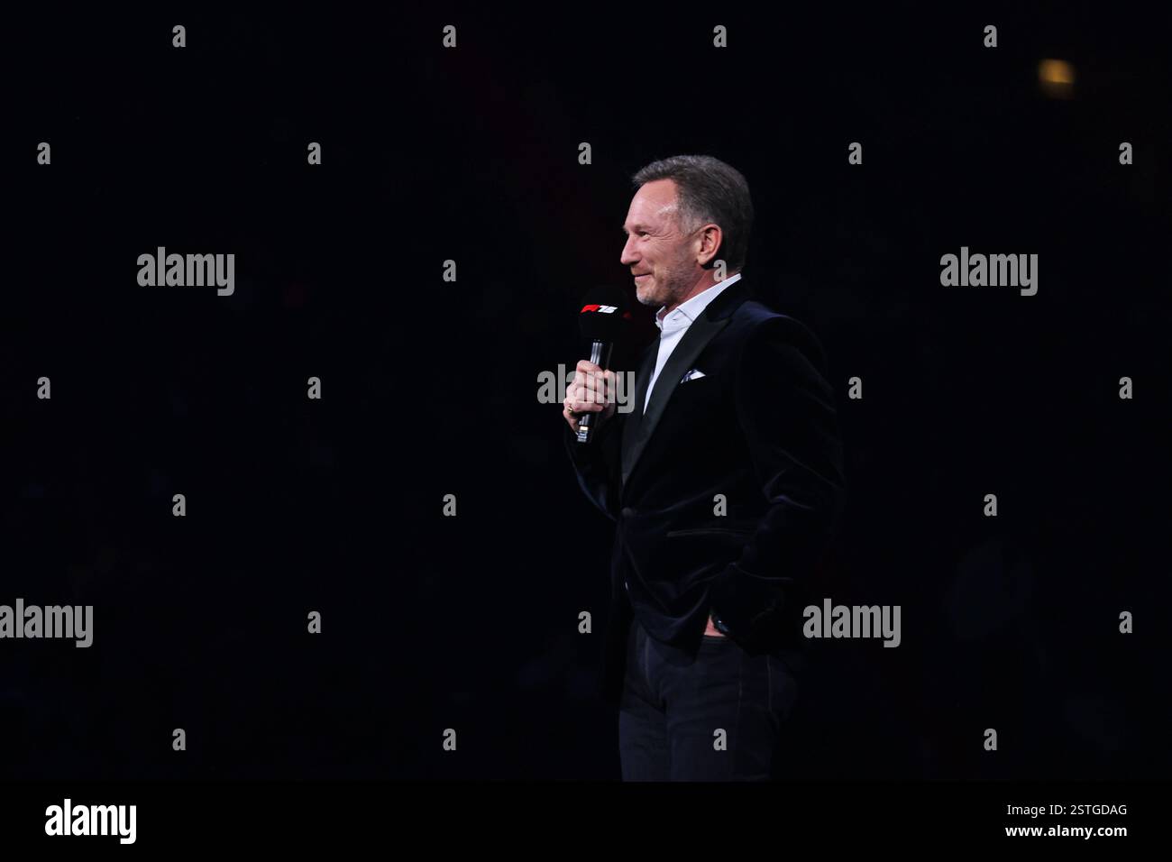 Londra, Regno Unito. 18 febbraio 2025. Christian Horner (GBR) Direttore del Team Red Bull Racing. 18.02.2025. Formula 1 World Championship, F1 75 Live. O2 Arena, Londra, Inghilterra. Il credito fotografico dovrebbe essere: XPB/Alamy Live News. Foto Stock