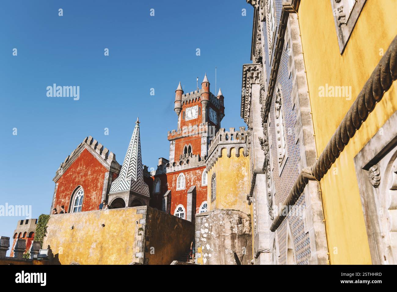 Pena il Palazzo Nazionale, Sintra Portogallo, Europa Foto Stock