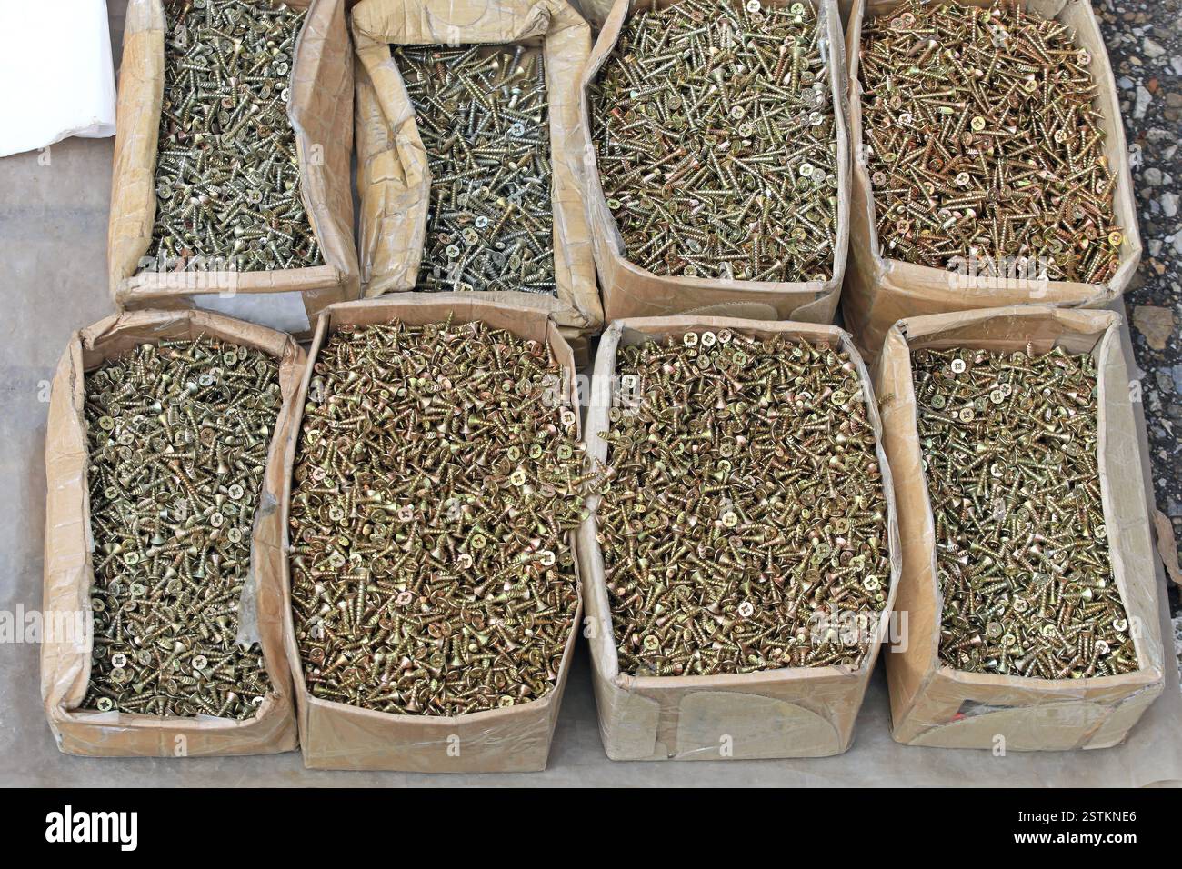 Viti per legno Foto Stock