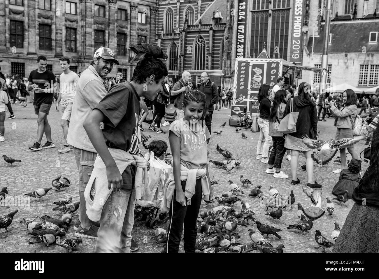 Amsterdam, quartiere rosso, Grand Place, animali e molto altro ancora Foto Stock