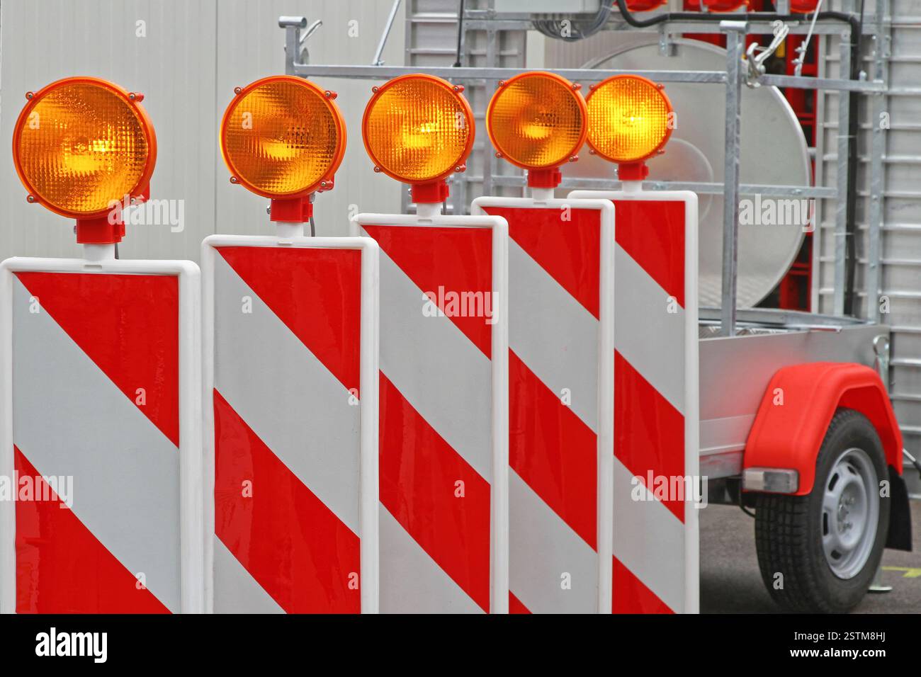 Luci di sicurezza girofaro Foto Stock
