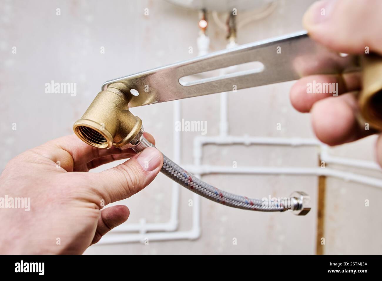 Tubo flessibile in plastica, PVC, poliuretano e silicone. Foto Stock