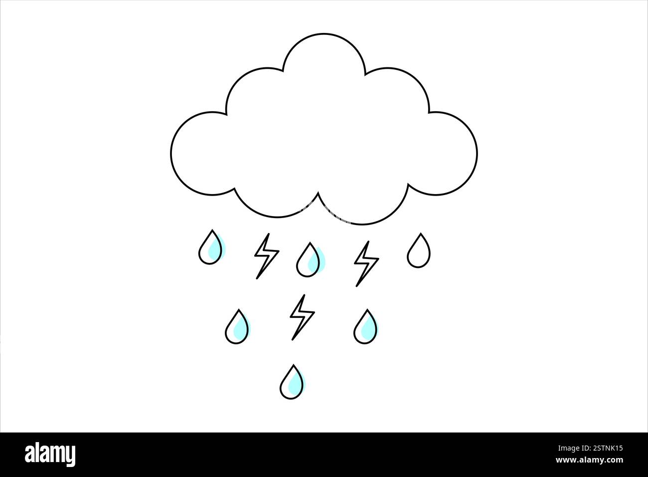 Fumare un disegno di linea e isolare l'illustrazione vettoriale di contorno continuo Illustrazione Vettoriale