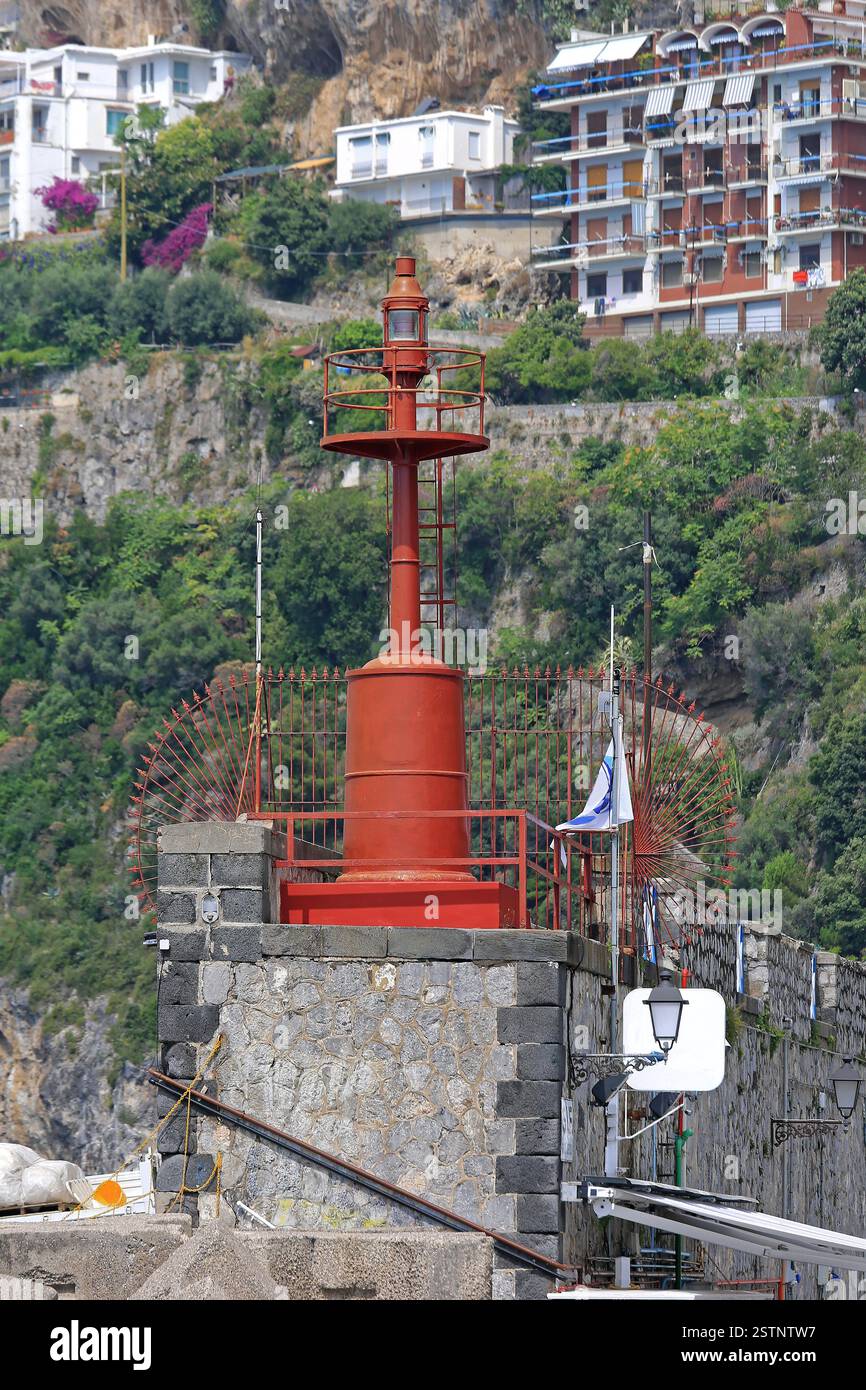 Faro rosso Foto Stock