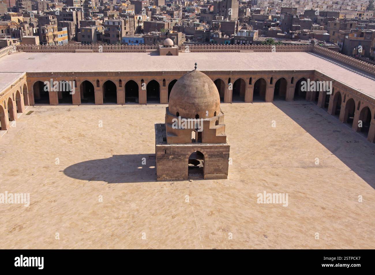 Cortile Ibn Tulun Foto Stock