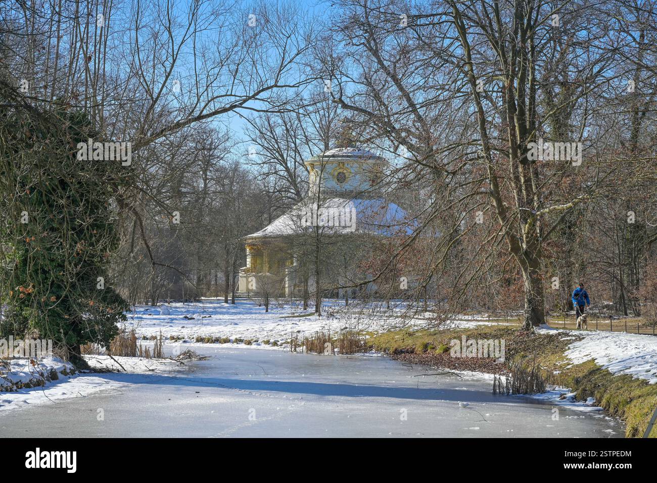 Cinesisches Teehaus, Schloßpark Sanssouci, Potsdam, Brandeburgo, Germania Foto Stock
