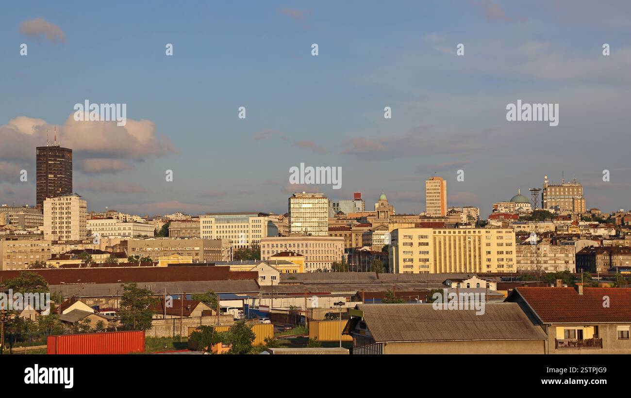 Belgrado pomeriggio soleggiato Foto Stock