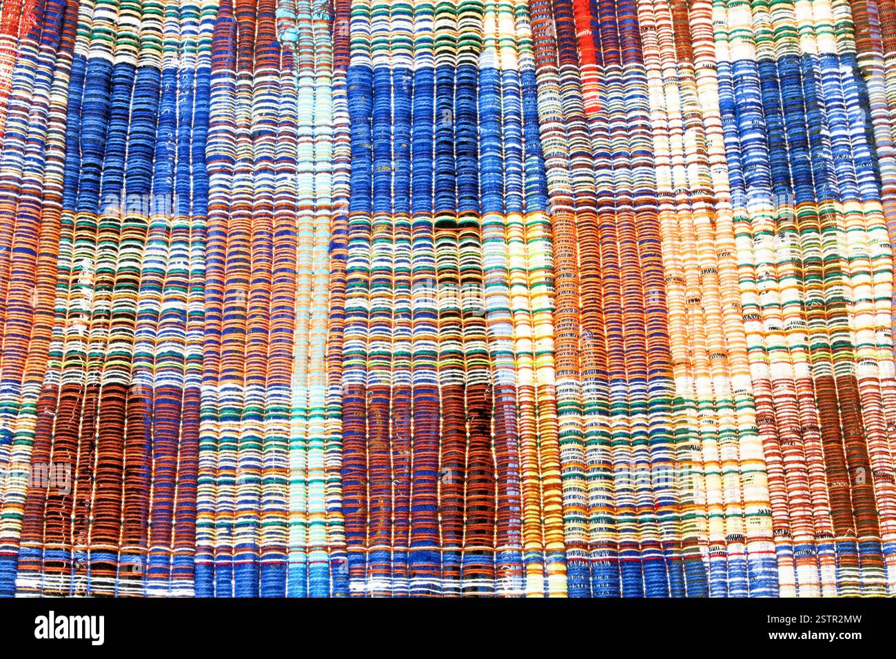 Materiale riciclato Foto Stock