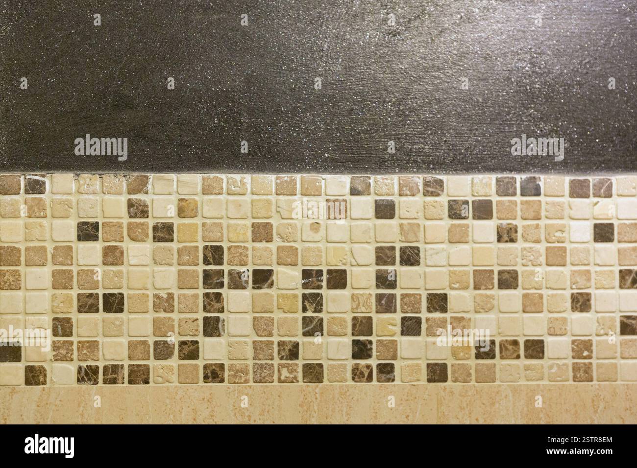 Tessere quadrate Mosaic Foto Stock