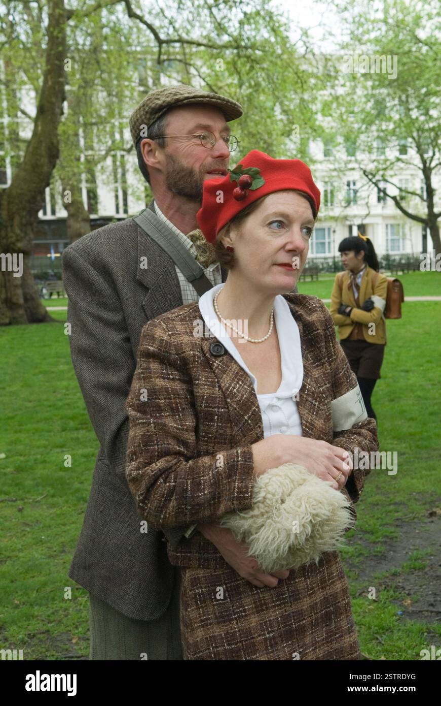 Francesca Harms e John Macksmith. Londra, Inghilterra 2010 Regno Unito 2010s HOMER SYKES Foto Stock