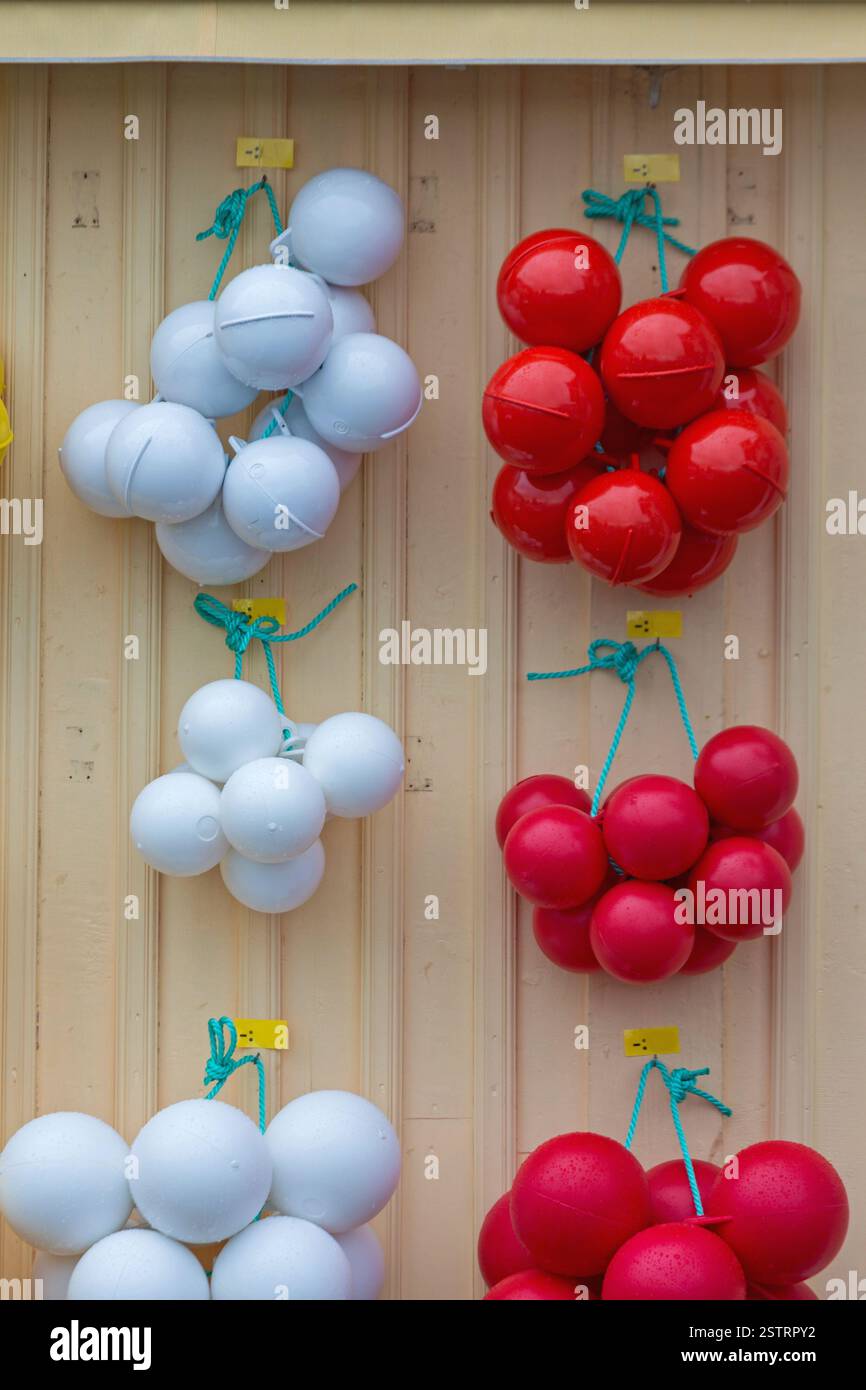 Parafanghi a palle per barche Foto Stock