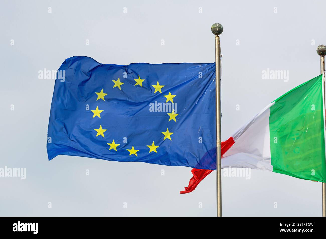 Bandiera Europa Foto Stock