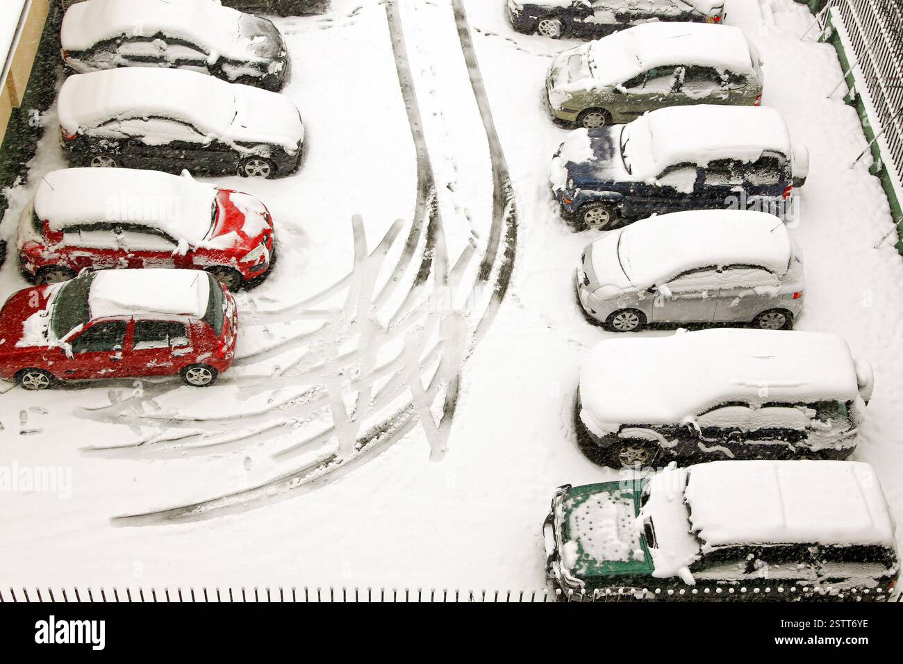 Ha nevicato Foto Stock