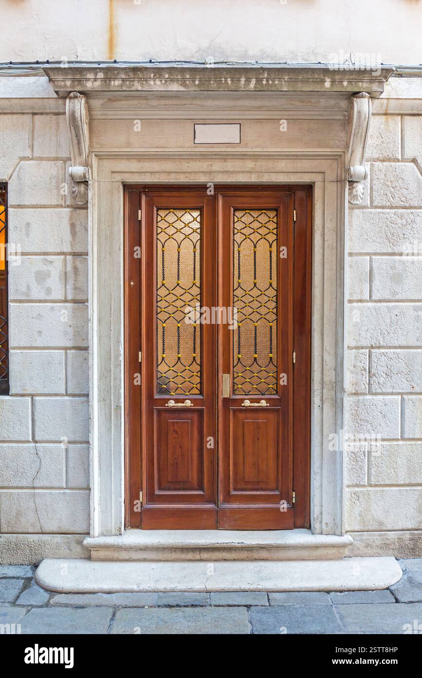 Doppia porta Venezia Foto Stock