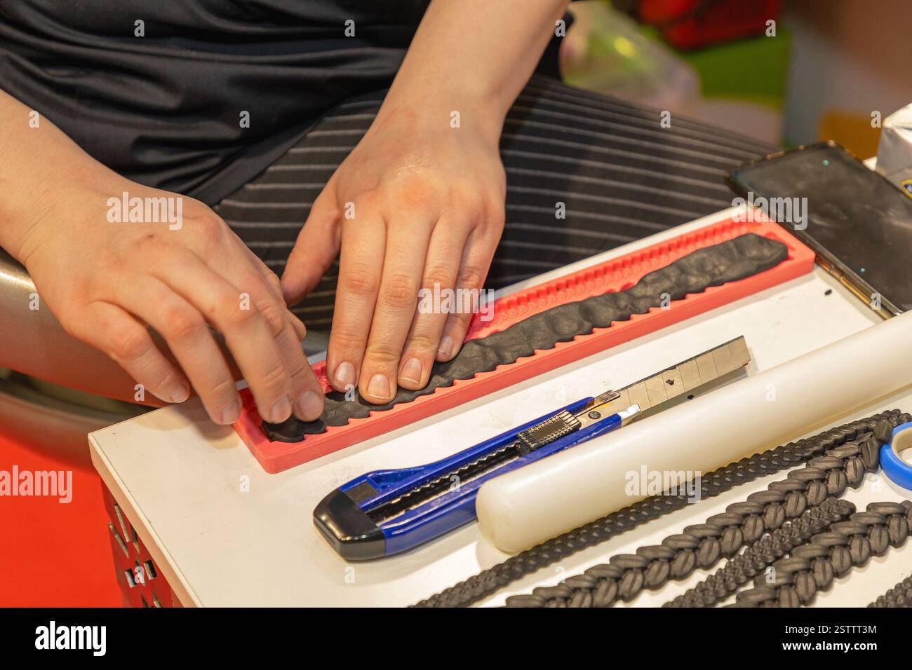 Fare Fondant Foto Stock