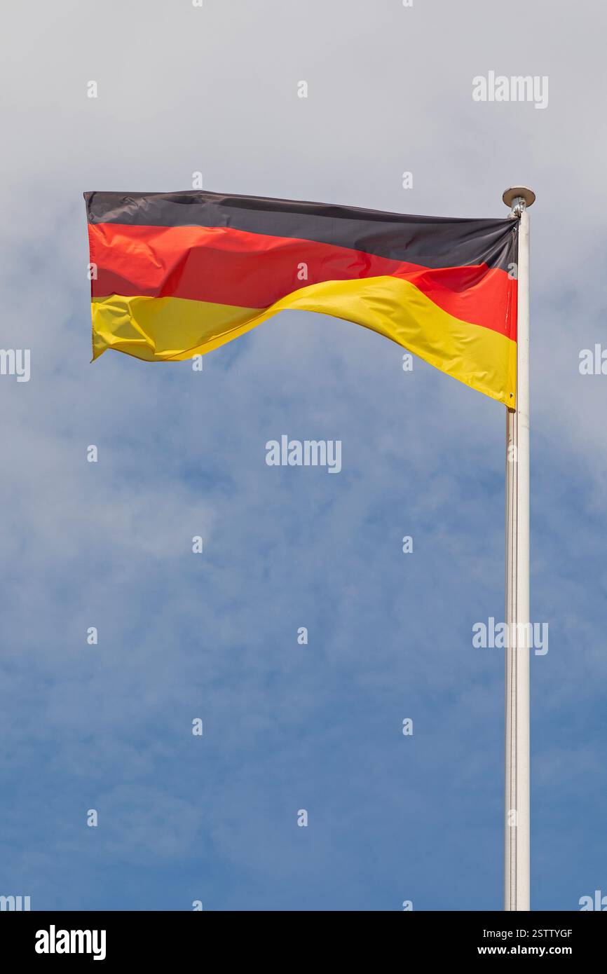 Bandiera della Germania Foto Stock