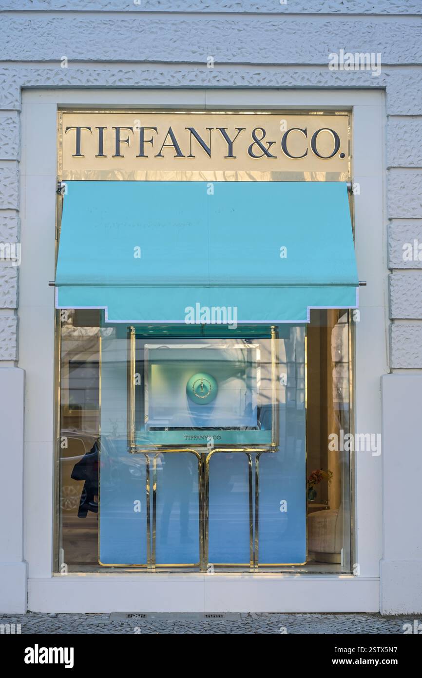 Tiffany & Co., Schmuck, Kurfürstendamm, Charlottenburg, Berlino, Germania Foto Stock