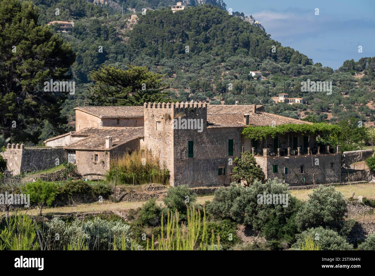 Casa fortificata ES Collet Foto Stock