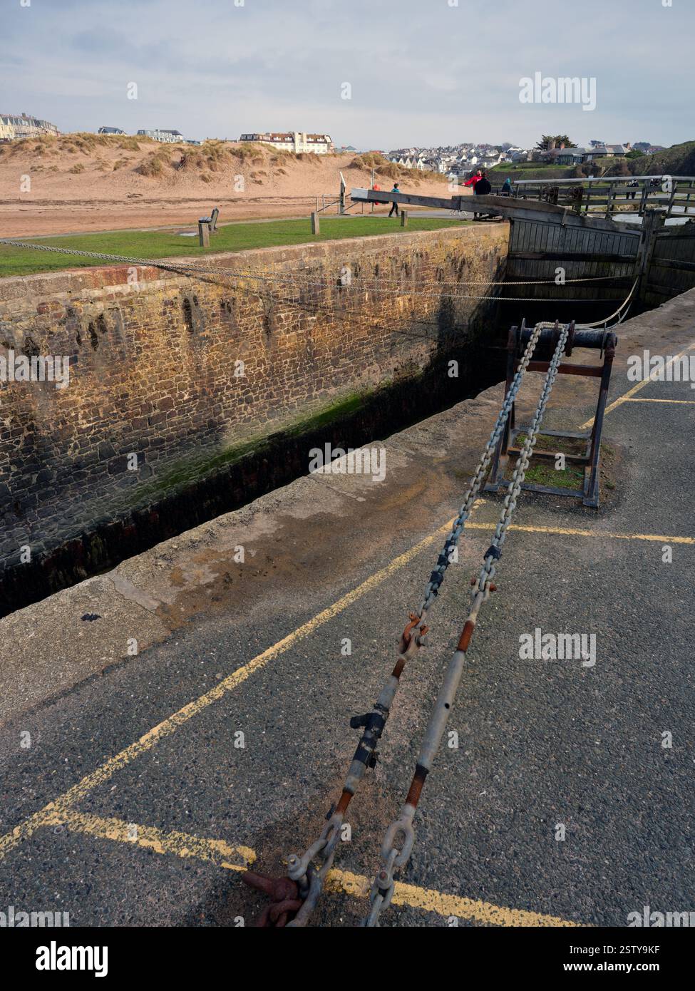 Bude e il suo canale Foto Stock