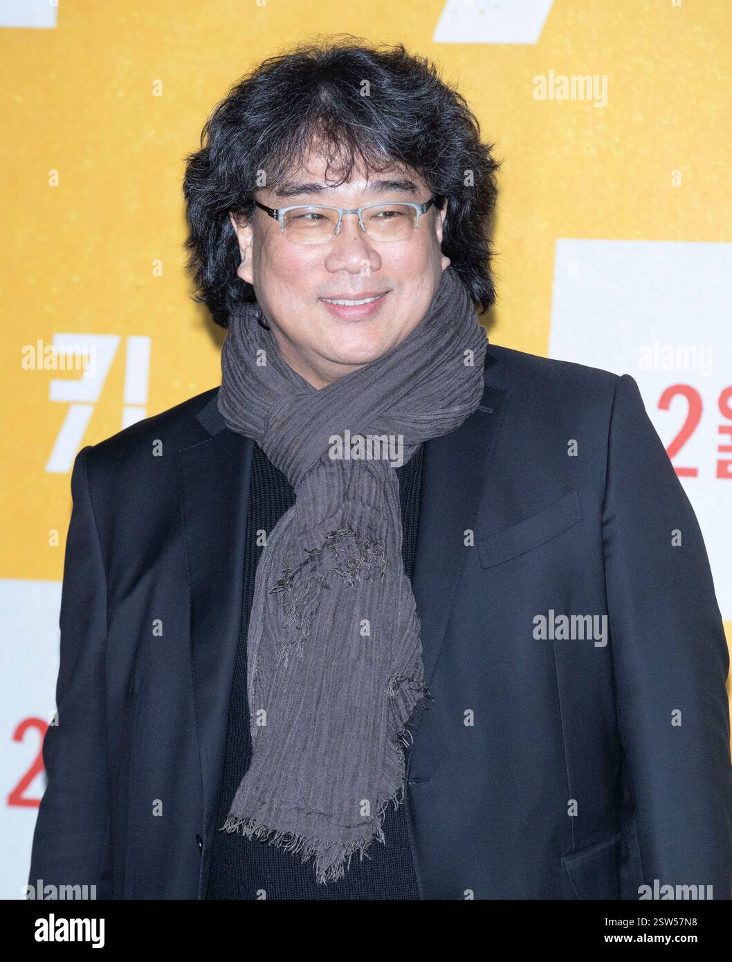 20 febbraio 2025 – Seul, Corea del Sud: Il regista sudcoreano Bong Joon-ho partecipa a una chiamata fotografica per la conferenza stampa del film «Mickey 17» al Coex Megabox Cinema di Seul, Corea del Sud, il 20 febbraio 2025. (Foto di Lee Young-ho/Sipa USA) Foto Stock