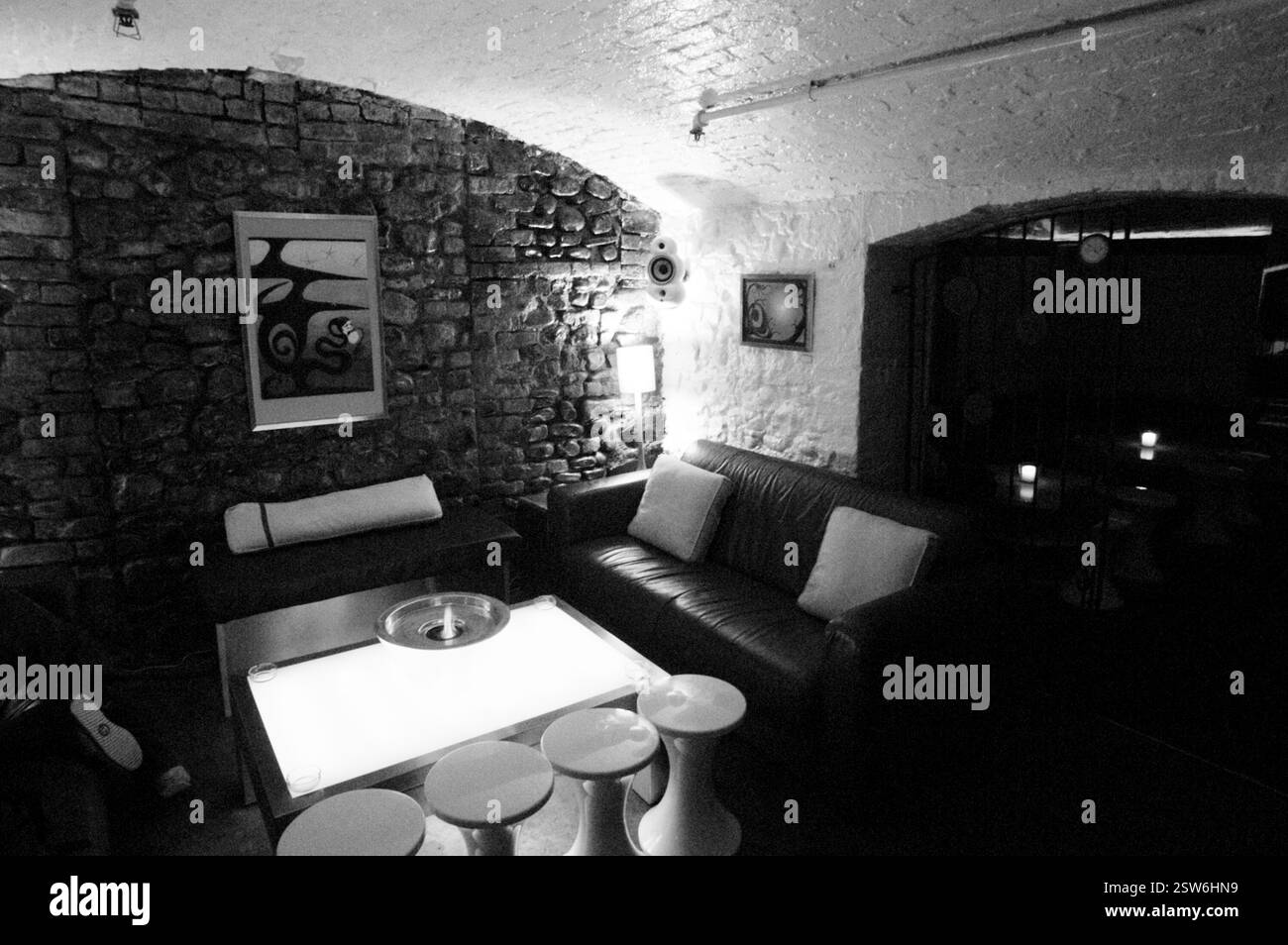 The Soda Bar a Cardiff, Galles, Regno Unito il 15 febbraio 2005 Fotografia: ROB WATKINS Foto Stock