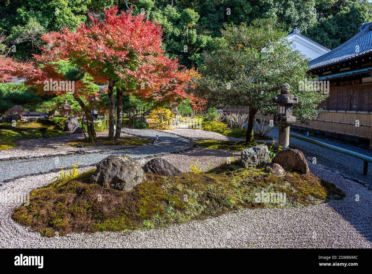 Konkai Komyouji Temple Gardens Kyoto Giappone Foto Stock