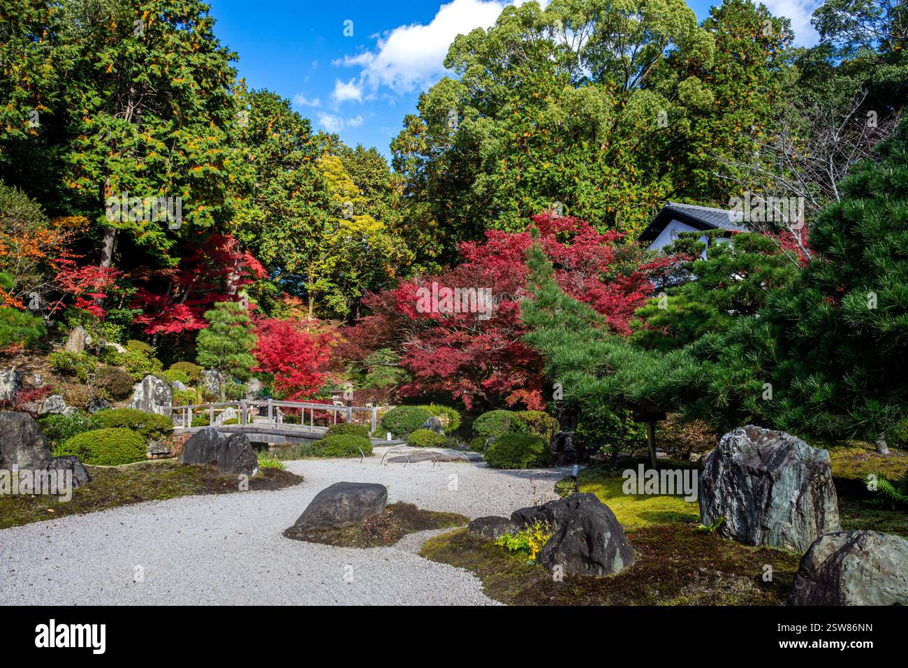 Konkai Komyouji Temple Gardens Kyoto Giappone Foto Stock