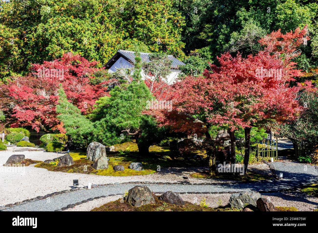 Konkai Komyouji Temple Gardens Kyoto Giappone Foto Stock