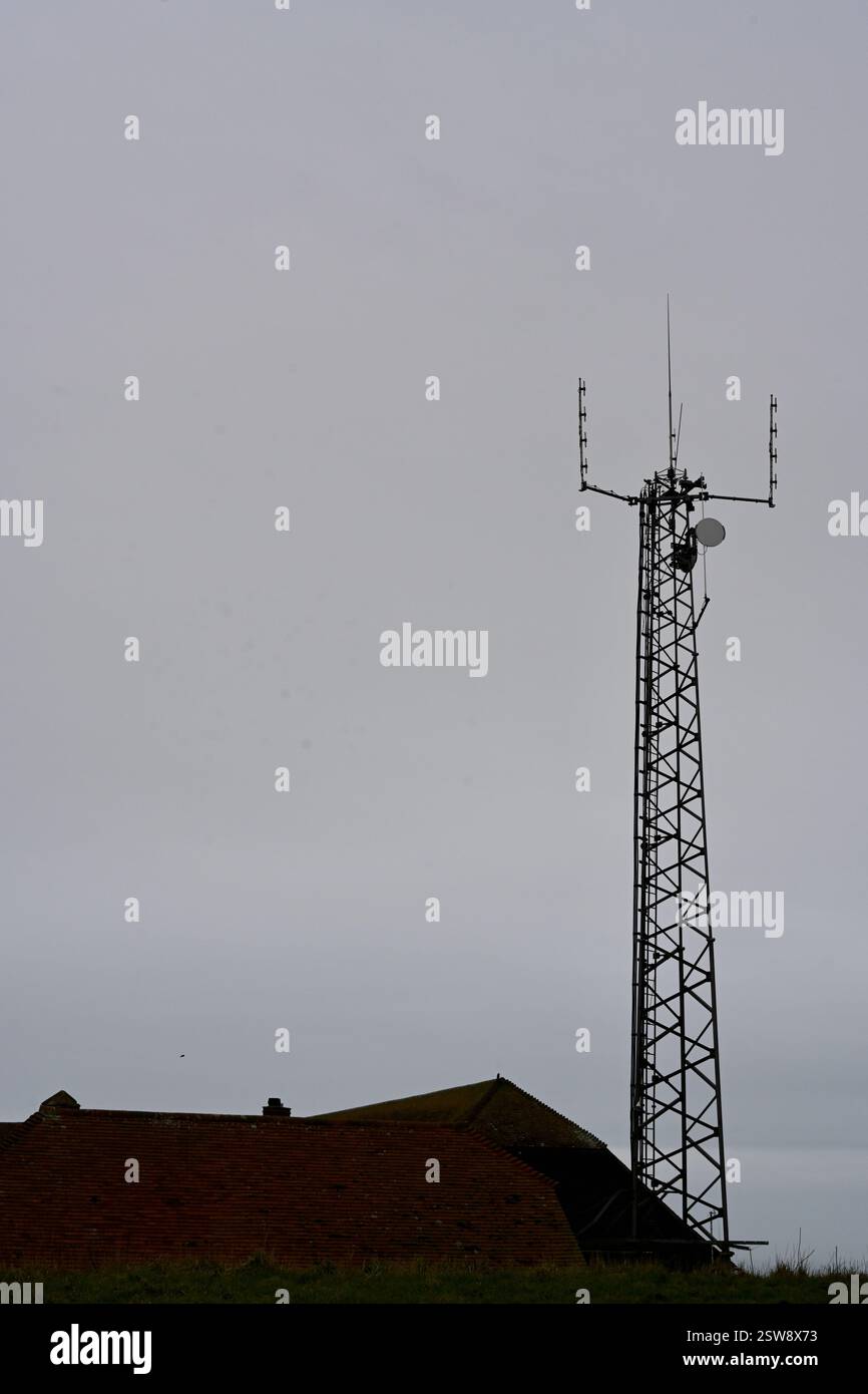 torre o montante per telecomunicazioni Foto Stock