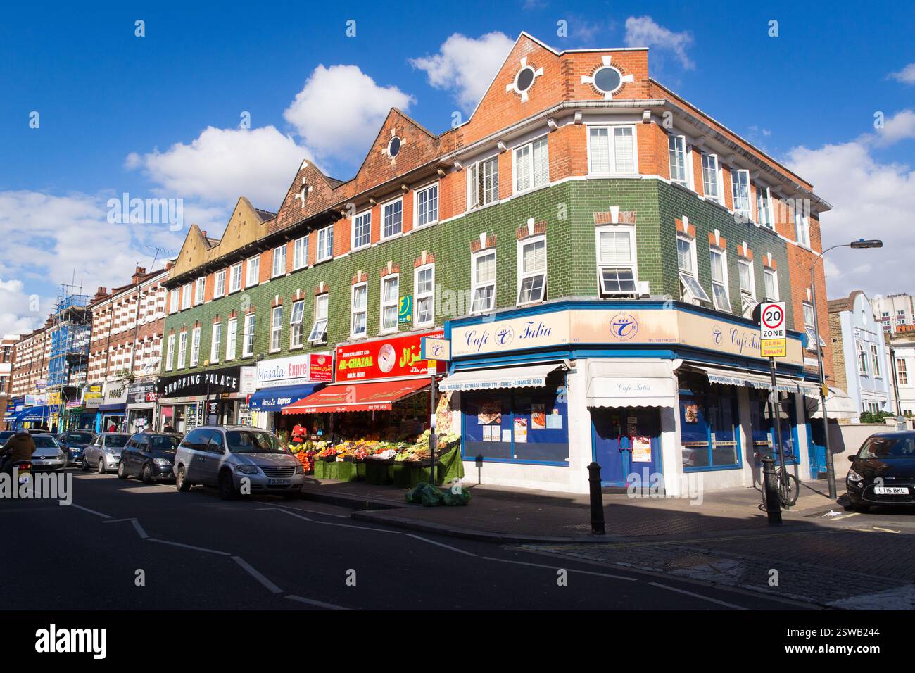 North End Road, Fulham, Londra Foto Stock