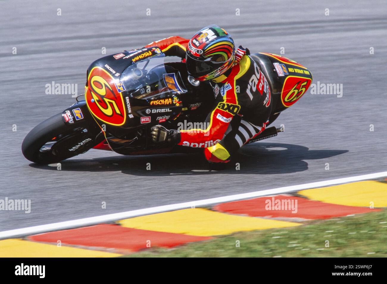 Loris Capirossi (ITA), Motorsport, Aprilia 250, Motorcycle World Championship, Jerez, Spagna, 03 maggio 1998, Europa Foto Stock