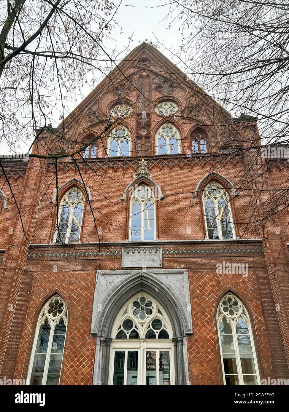 Complesso Bijloke - storica università di gand, belgio Foto Stock