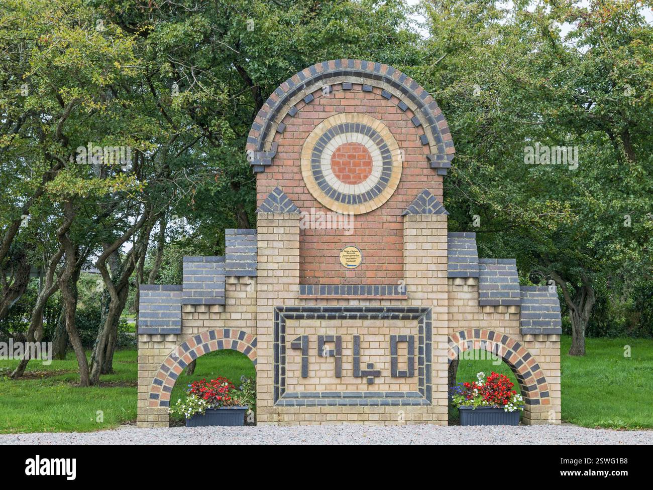 Battle of Britain Memorial, Battle of Britain Memorial Site, Capel-le-ferne, Folkstone, Kent, Inghilterra, REGNO UNITO Foto Stock