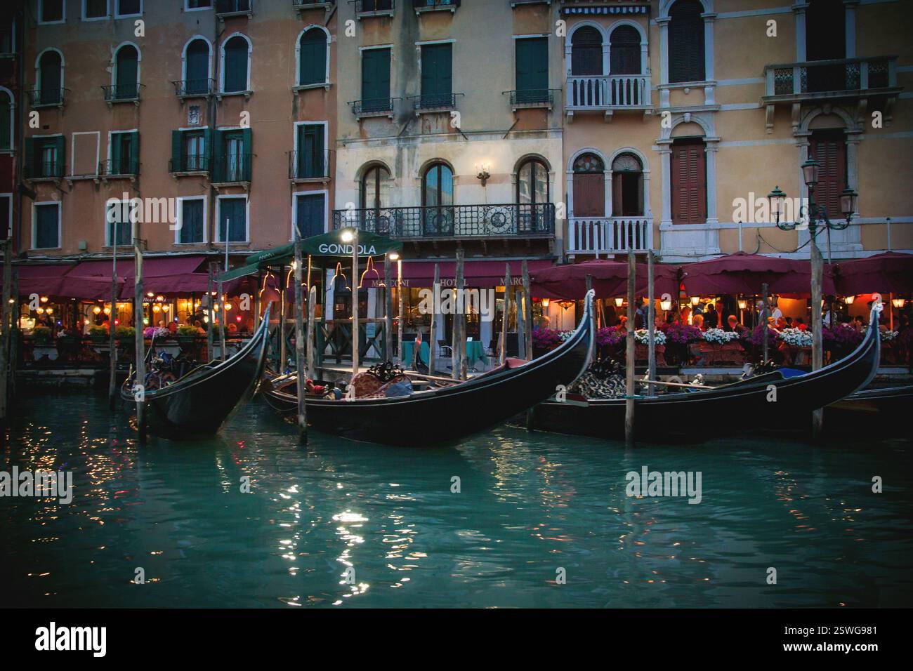 Bella Venezia Romantica Foto Stock