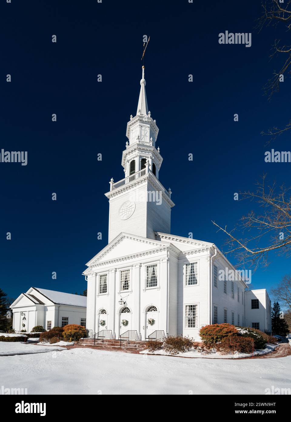 Avon Chiesa congregazionale _ Avon, Connecticut, Stati Uniti d'America Foto Stock