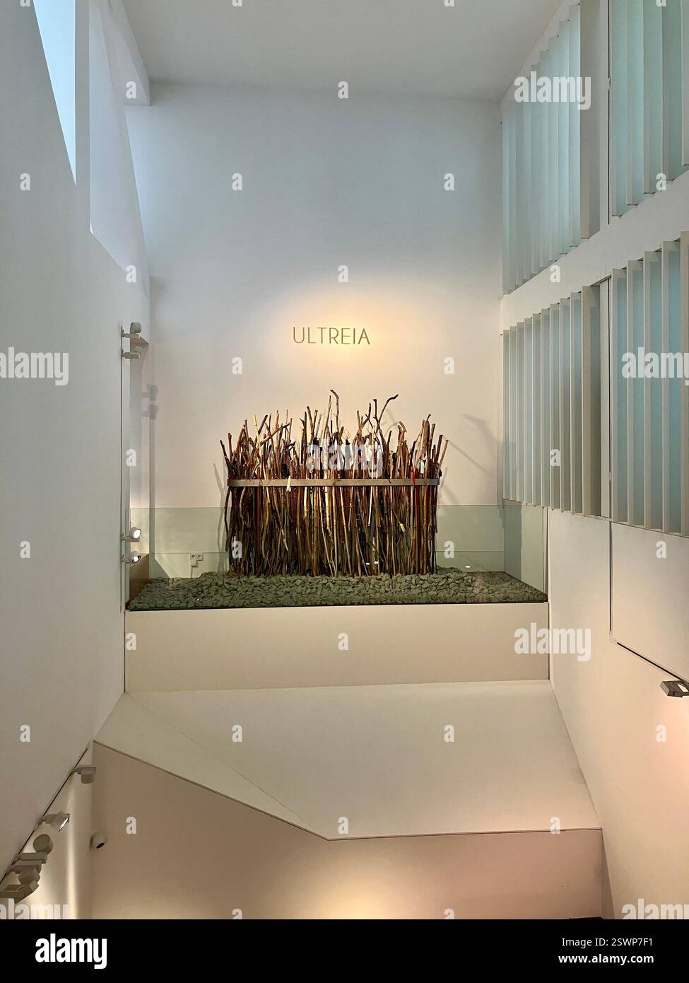 Mostre al Museo das Peregrinacións e de Santiago' (Museo del pellegrinaggio e Santiago), Santiago de Compostela, Galizia, Spagna Foto Stock