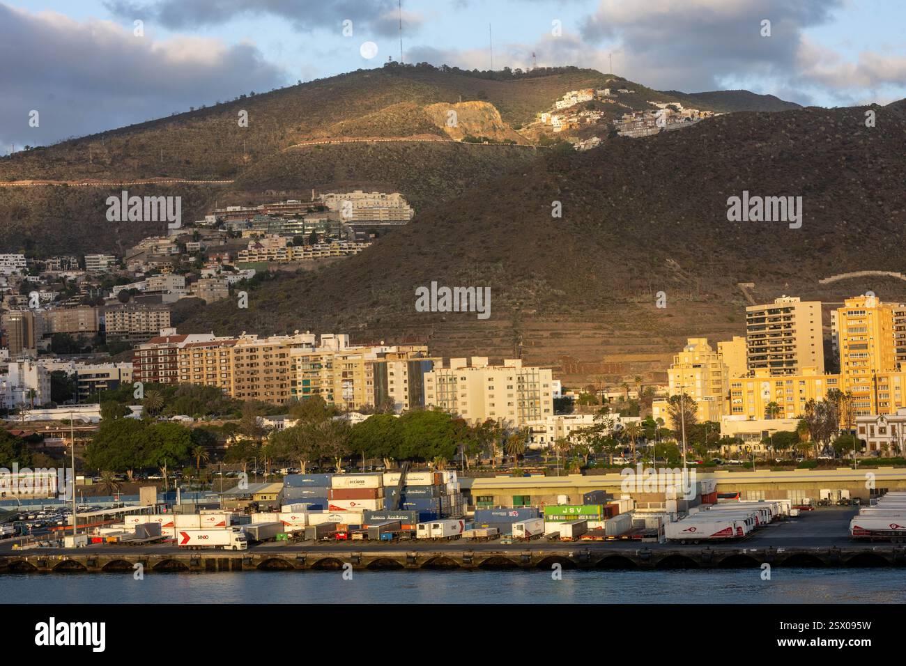 Port Santa Cruz de Tenerife, Spagna Foto Stock