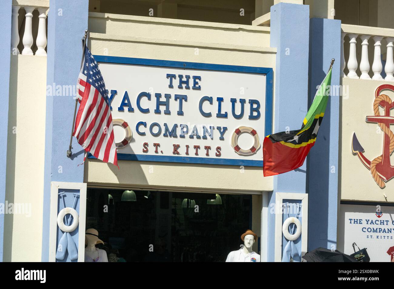 Port Zante, Basseterre, St Kitts Foto Stock