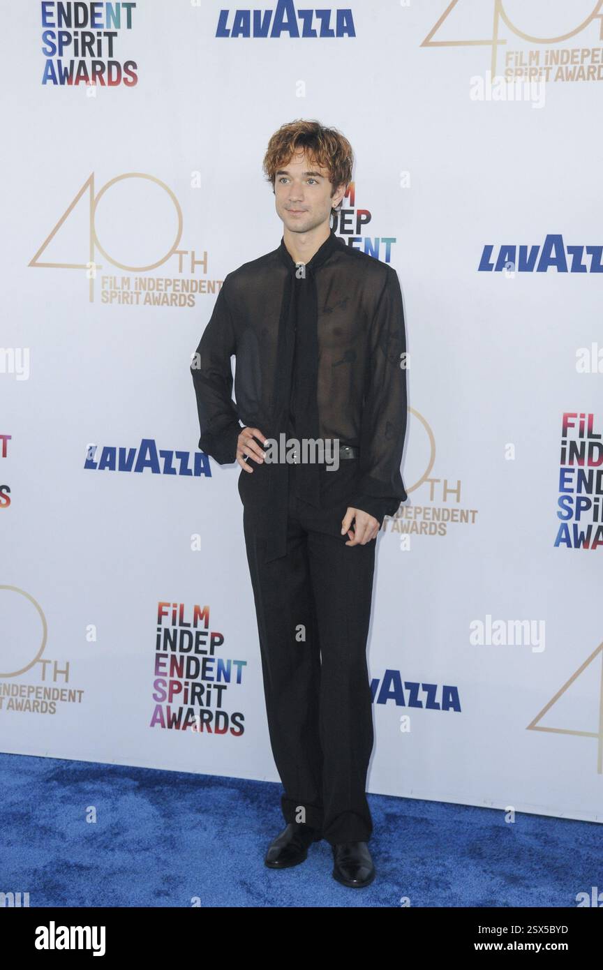 22 febbraio 2025 circa. Daniel Seavey agli arrivi per Film Independent Spirit Awards - parte 1, Santa Monica Pier, Santa Monica, CA, 22 febbraio, 2025. crediti: Elizabeth Goodenough/Everett Collection/Alamy Live News Foto Stock