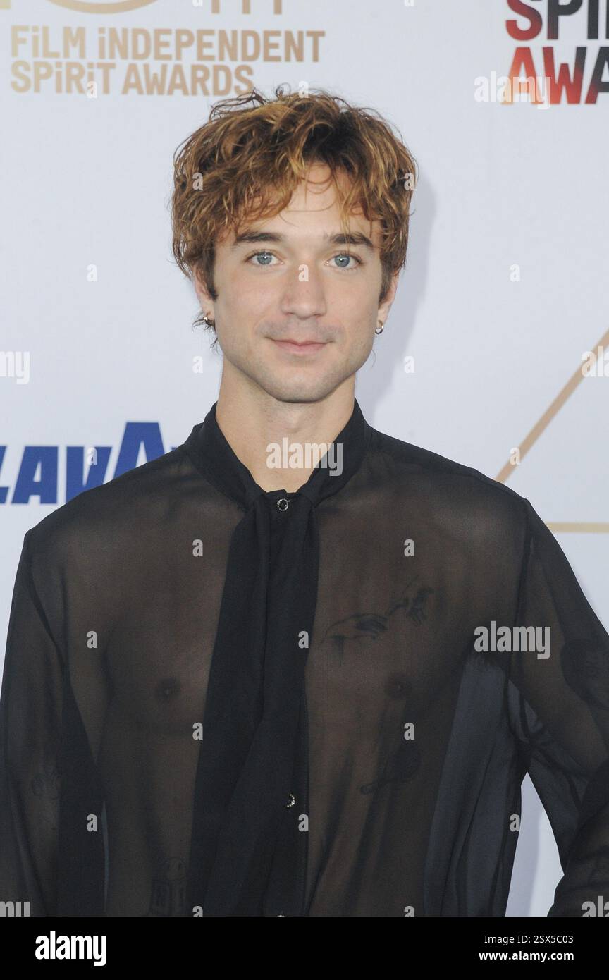 22 febbraio 2025 circa. Daniel Seavey agli arrivi per Film Independent Spirit Awards - parte 1, Santa Monica Pier, Santa Monica, CA, 22 febbraio, 2025. crediti: Elizabeth Goodenough/Everett Collection/Alamy Live News Foto Stock