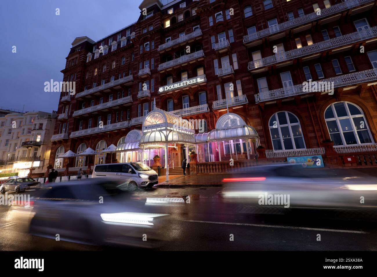 Vista generale del Double Tree Hilton a Brighton, East Sussex, Regno Unito. Foto Stock
