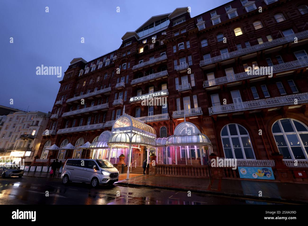 Vista generale del Double Tree Hilton a Brighton, East Sussex, Regno Unito. Foto Stock