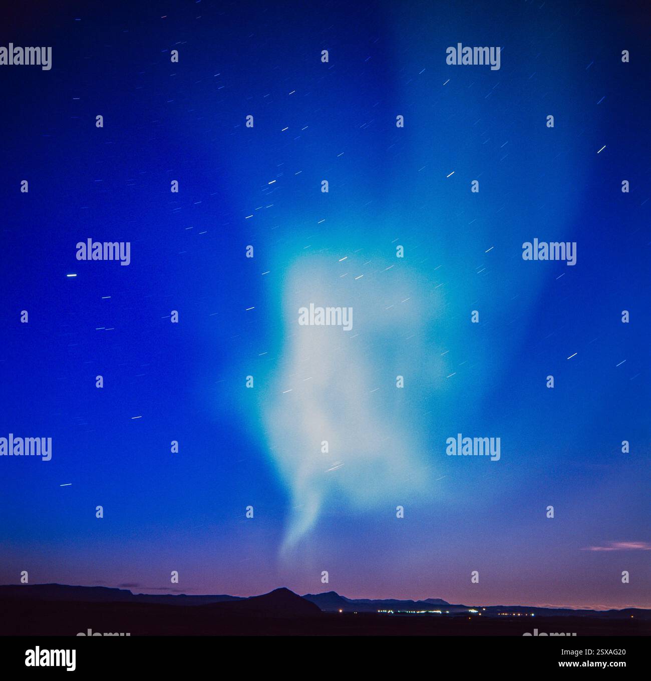 Aurora boreale Foto Stock