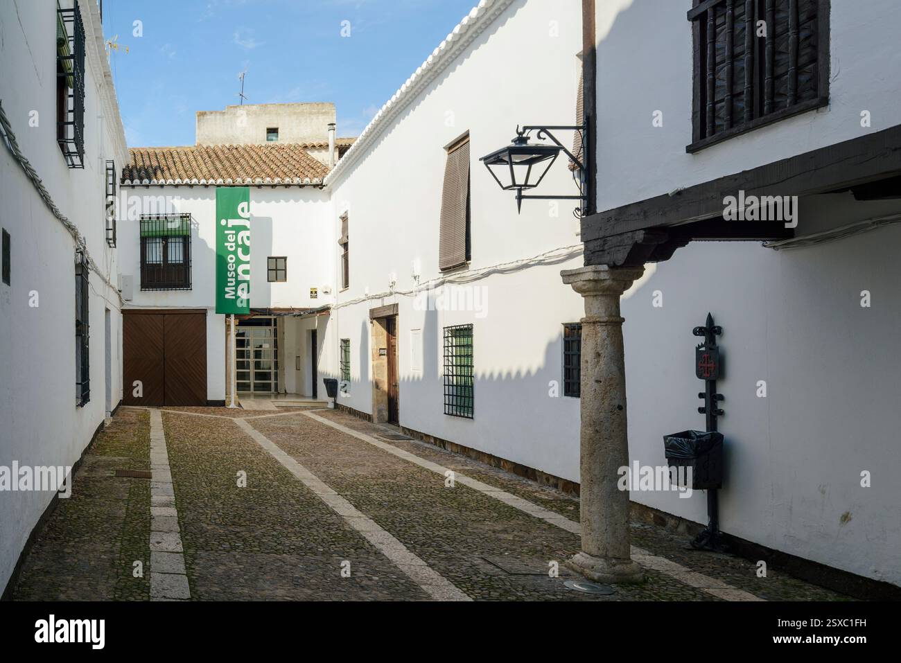 Museo del merletto a Callejón del Villar nella città di Almagro, provincia di Ciudad Real, comunità autonoma di Castilla la Mancha, Spagna, Europa Foto Stock