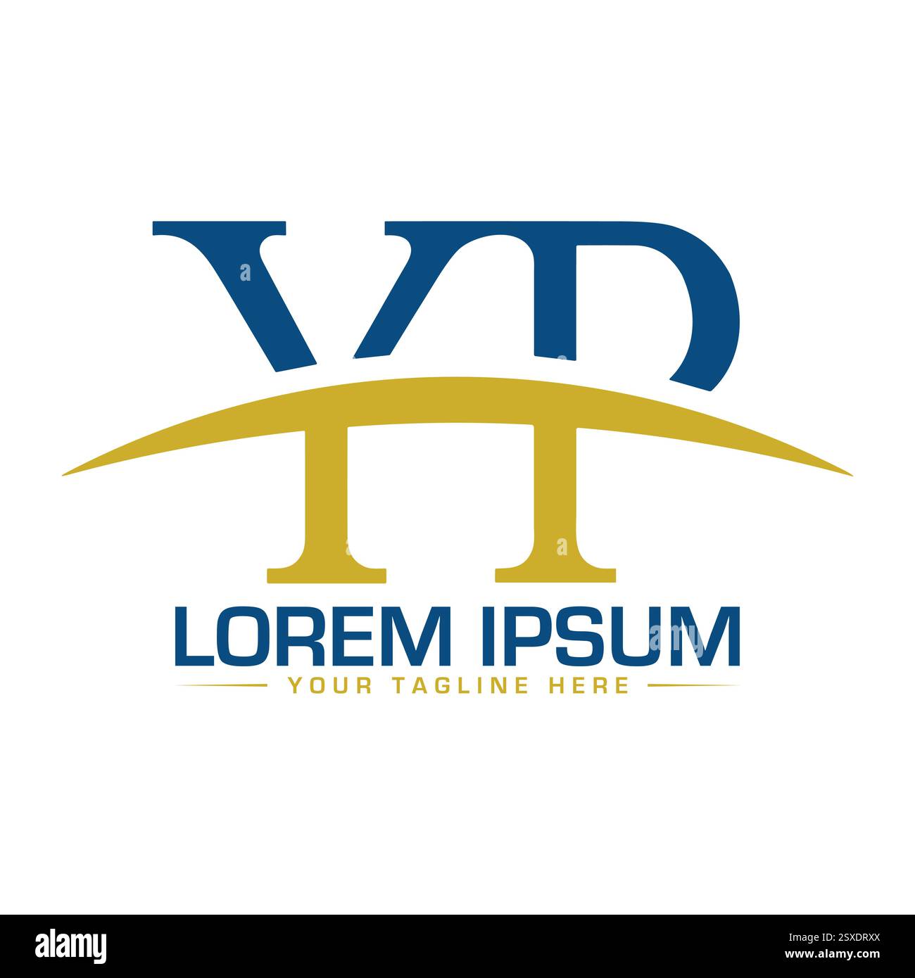 Logo YP Letter Illustrazione Vettoriale