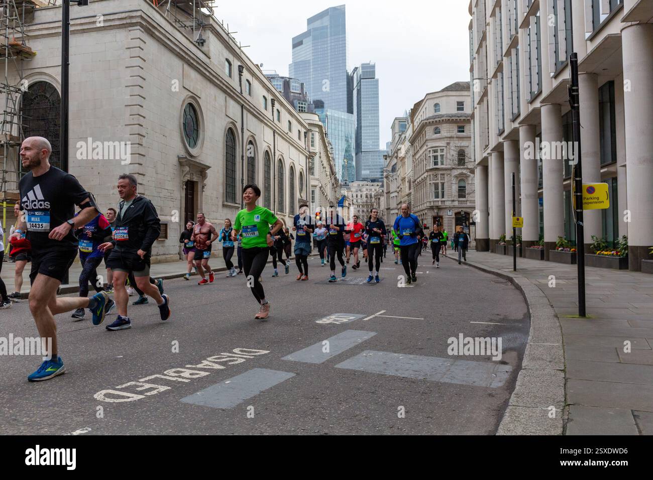 Cancer Research UK London Winter Run, 10th Anniversary febbraio 2025 Foto Stock
