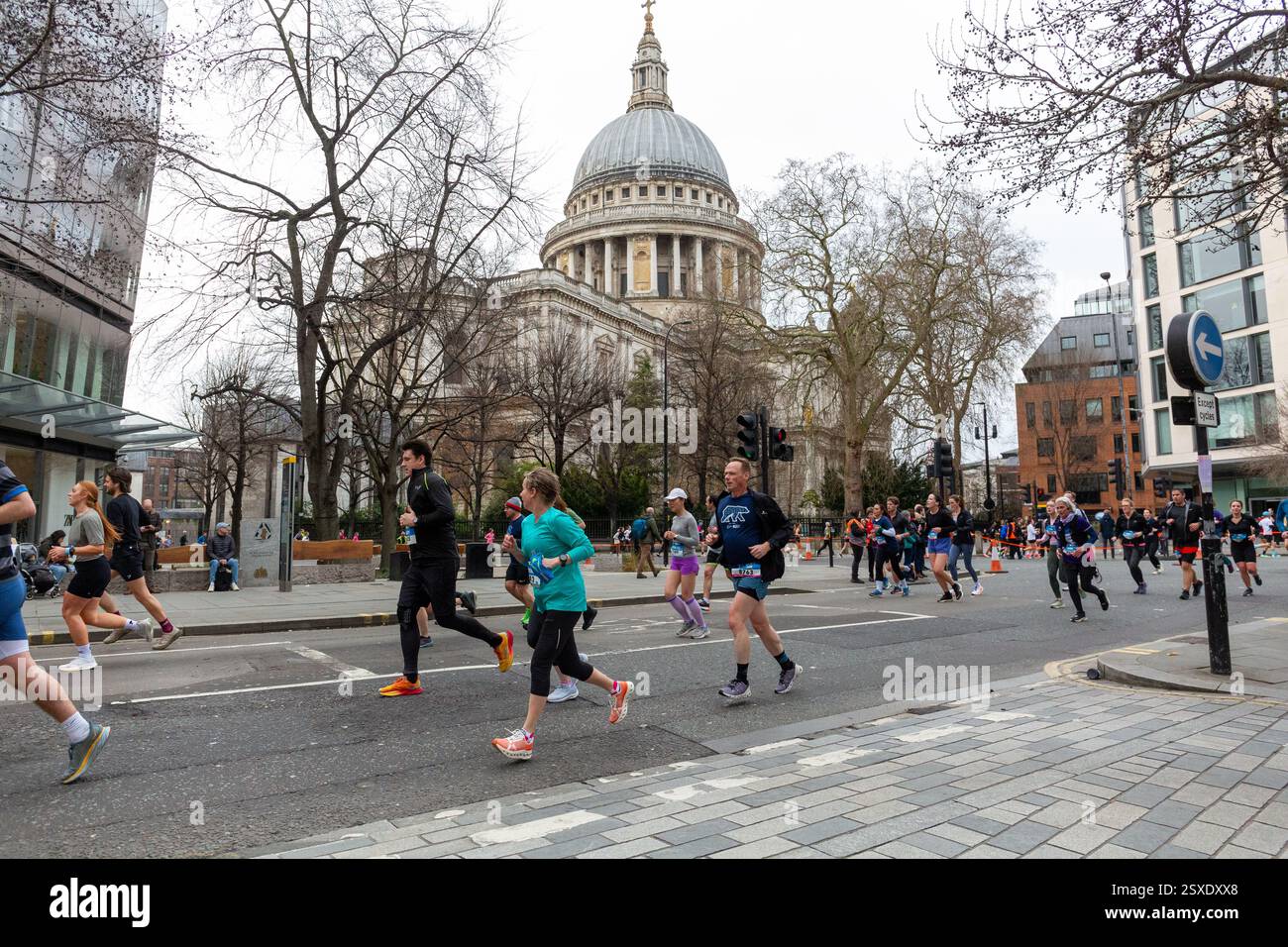 Cancer Research UK London Winter Run, 10th Anniversary febbraio 2025 Foto Stock