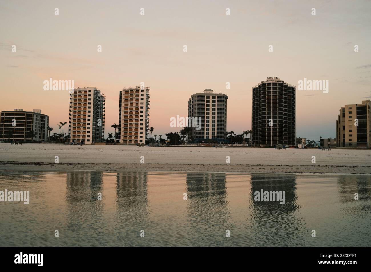 Fort Myers, costa, lungomare, resort Foto Stock