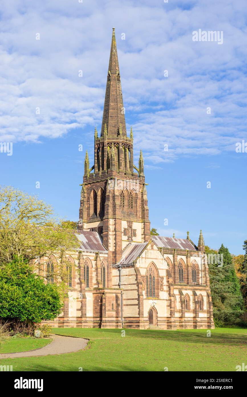 Clumber Park Nottinghamshire Chiesa di Santa Maria Vergine Clumber Park Nottinghamshire Inghilterra Regno Unito Europa Foto Stock