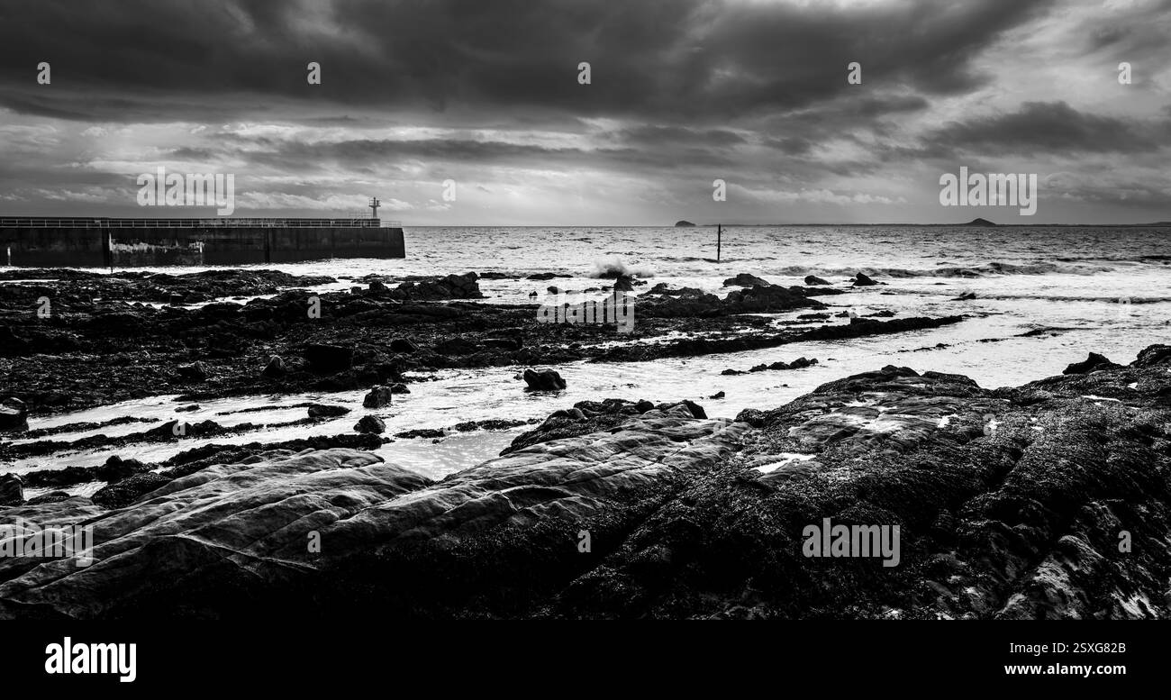 Paesaggio marino a Pittenweem, Fife, Scozia Foto Stock